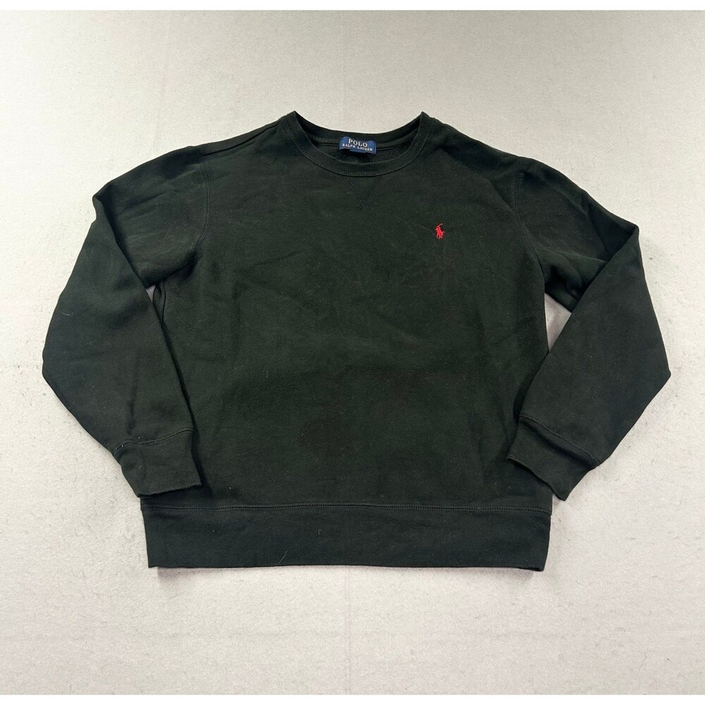 Kids Polo Ralph Lauren Crewneck Sweatshirt Youth Large Black